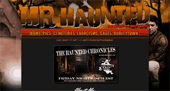 Desktop Screenshot of mrhaunted.com